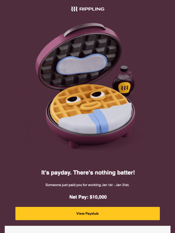 Rippling Email Design Thumbnail Preview